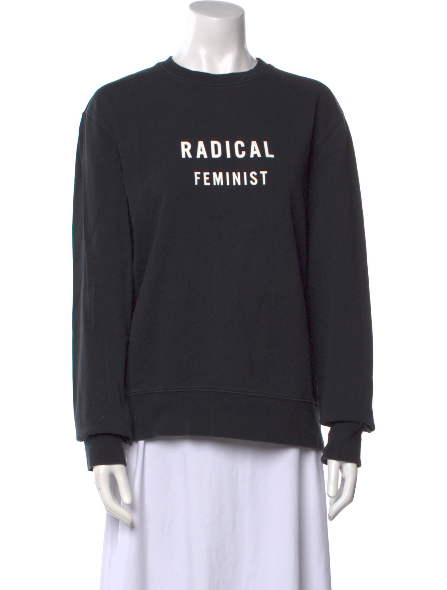 Acne Studios Graphic Print Crew Neck Sweatshirt