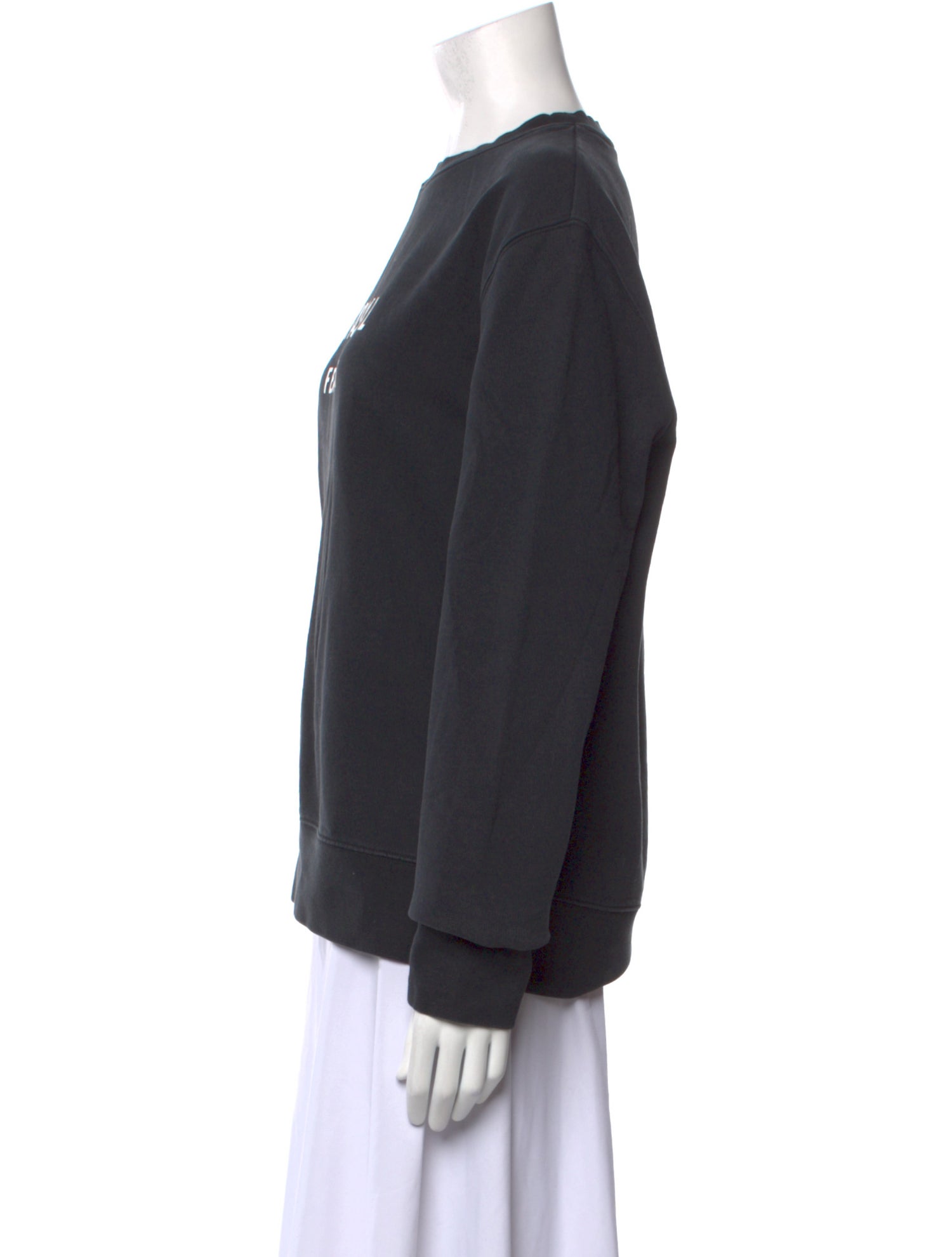 Acne Studios Graphic Print Crew Neck Sweatshirt