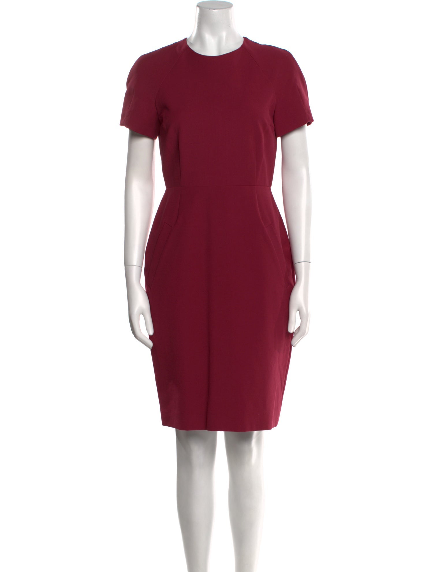 Acne Studios Crew Neck Knee-Length Dress
