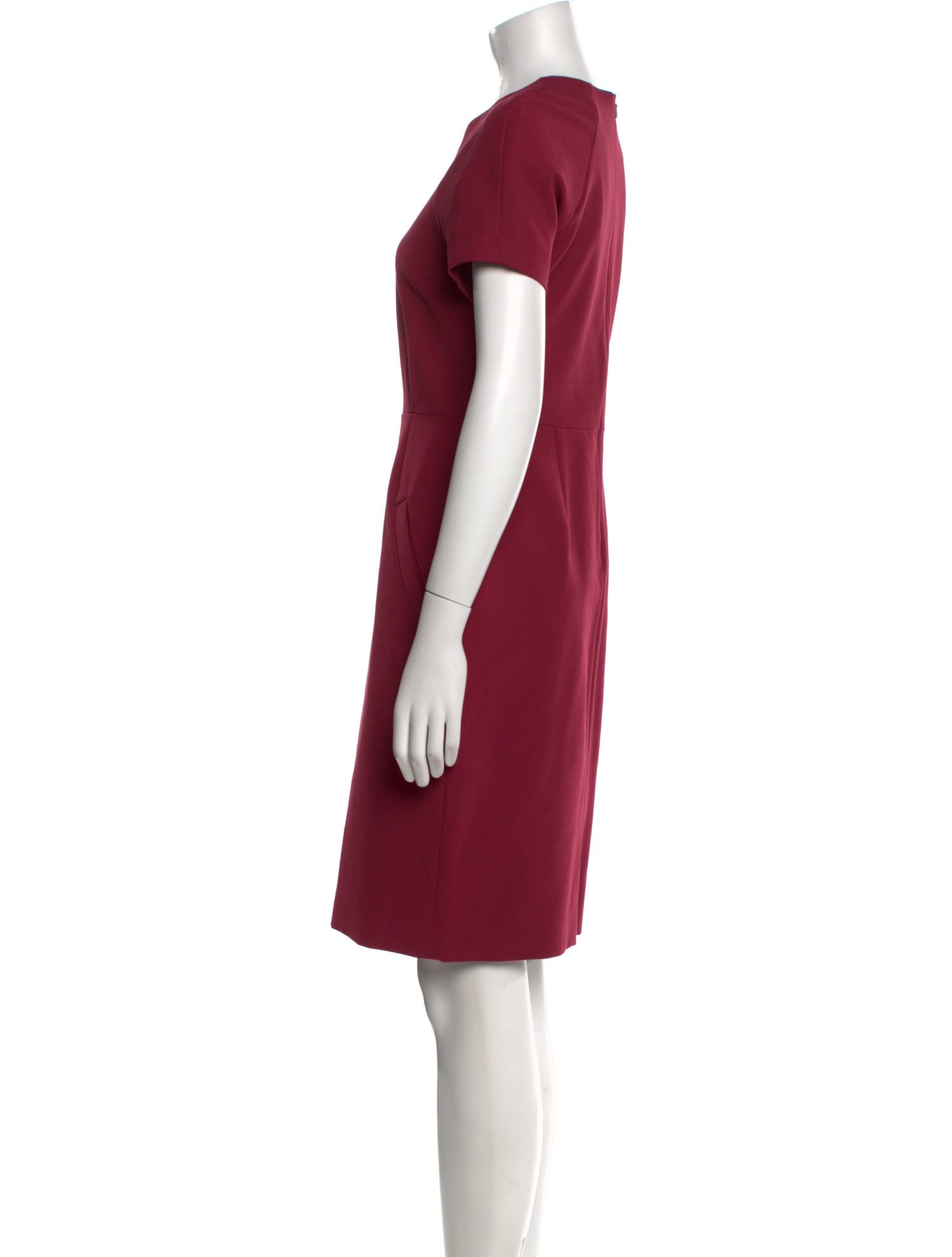 Acne Studios Crew Neck Knee-Length Dress