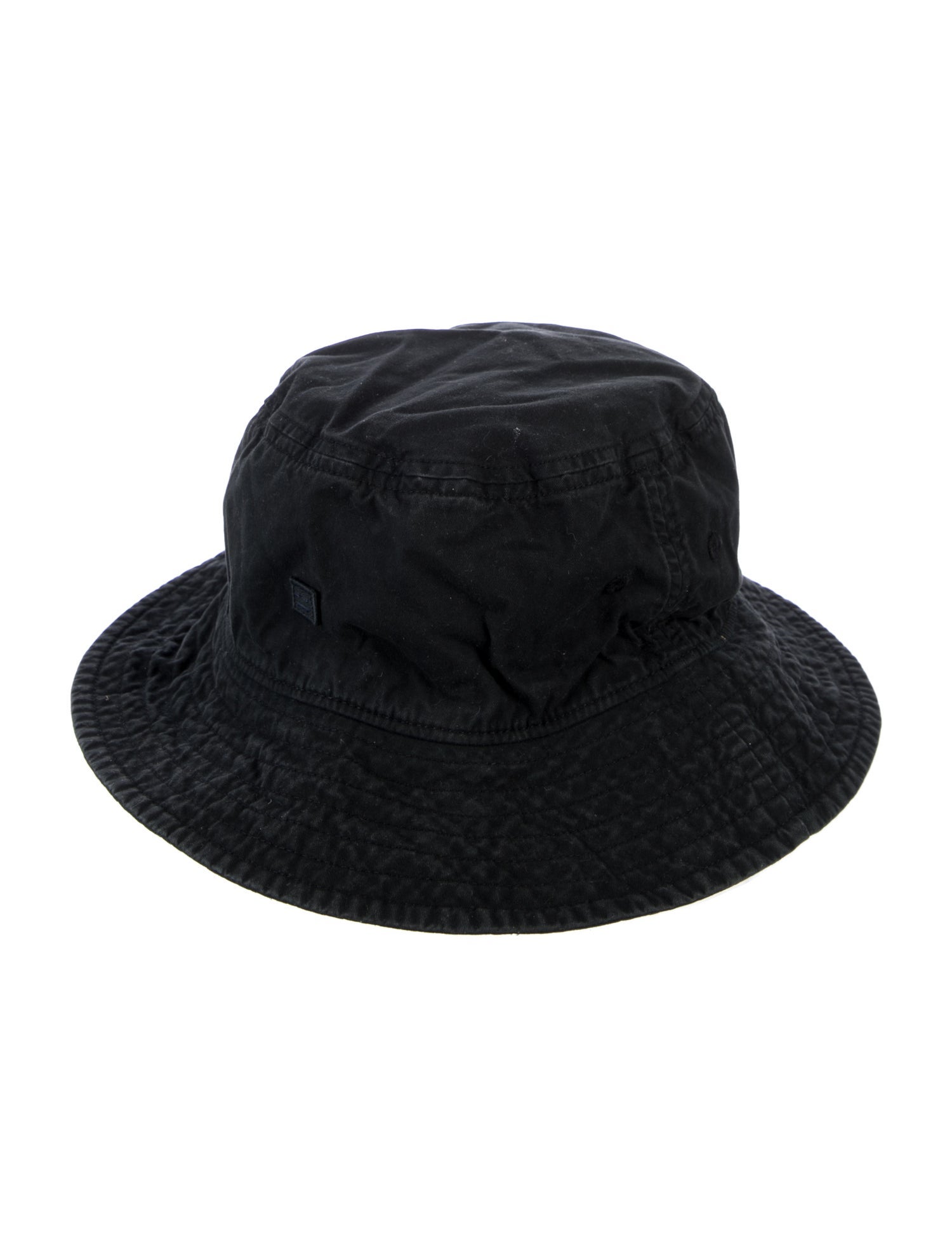 Acne Studios women's black bucket hat