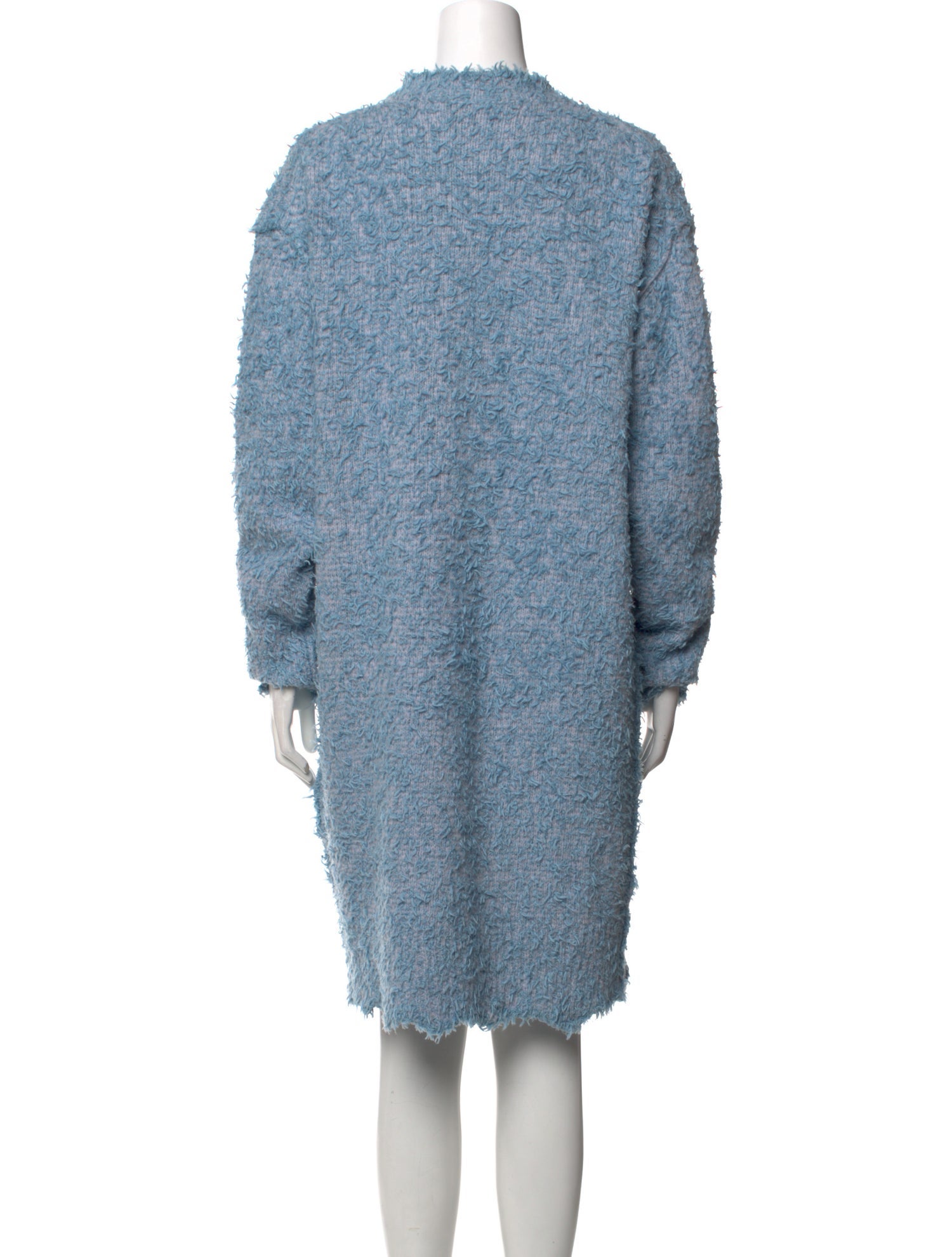 Acne Studios Tweed Pattern Knee-Length Dress