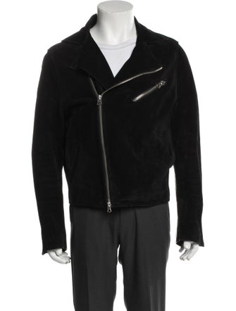 Acne Studios Suede Moto Jacket