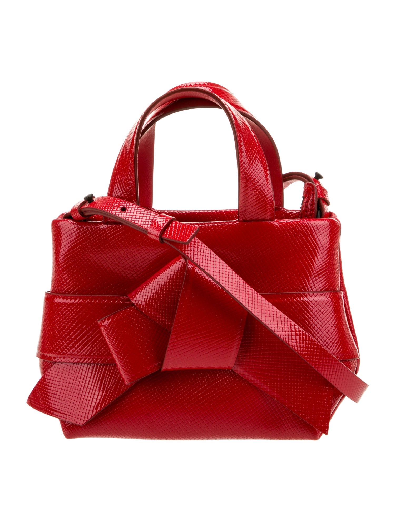 Acne Studios Patent Leather Shoulder Bag