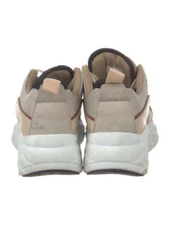 Acne Studios Suede Printed Chunky Sneakers