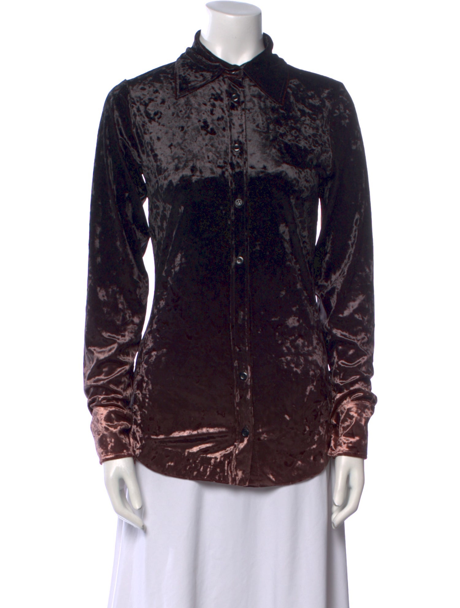 Acne Studios Long Sleeve Button-Up Top