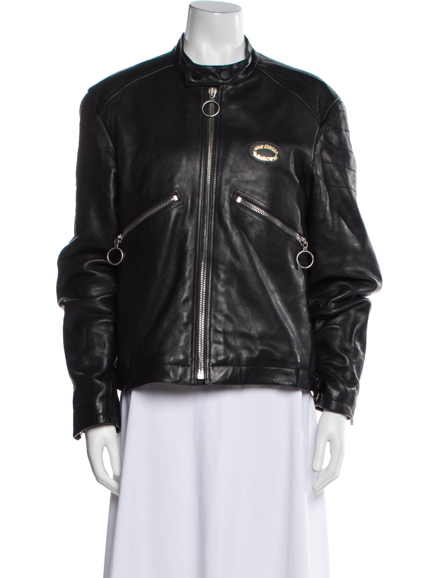 Acne Studios Leather Biker Jacket