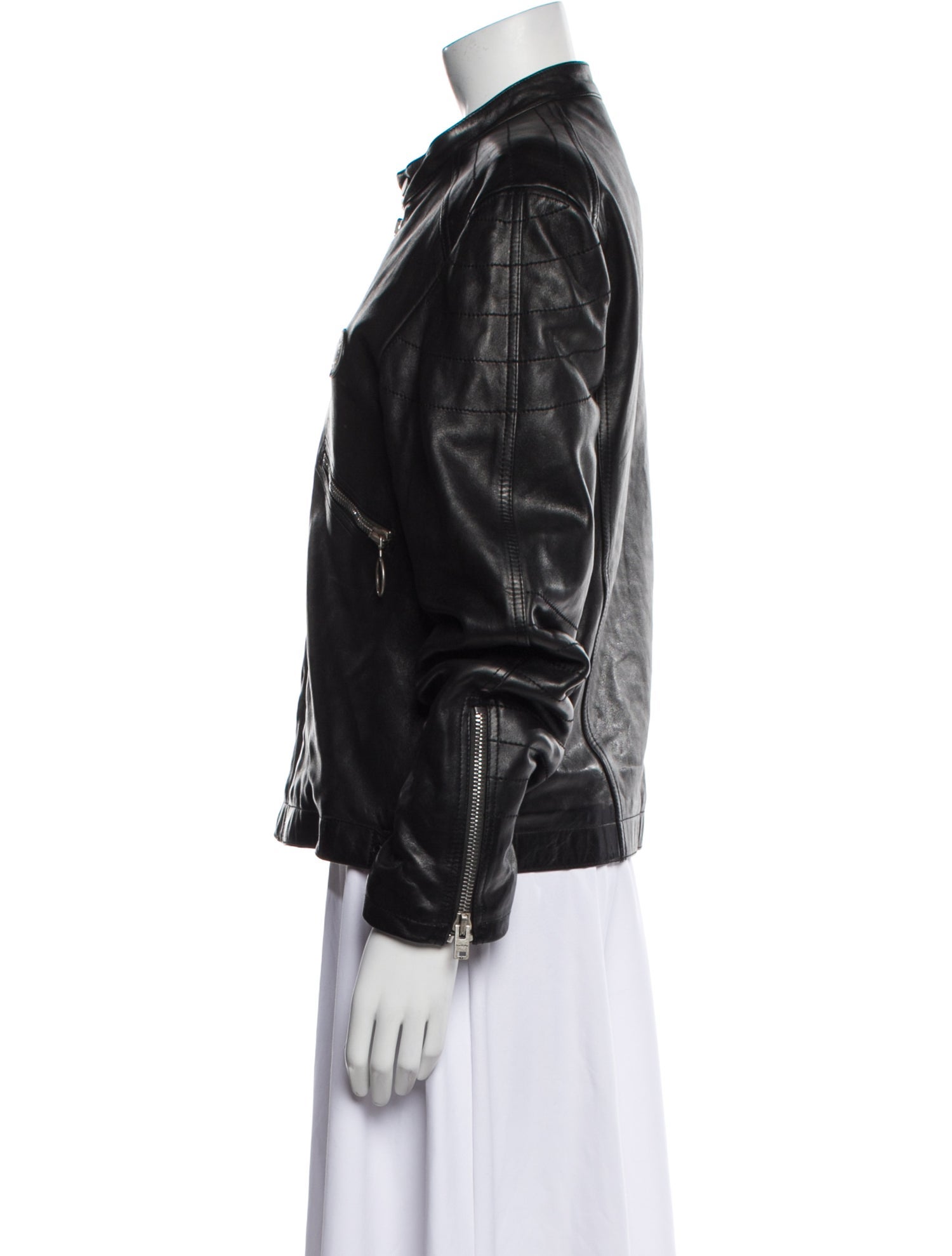 Acne Studios Leather Biker Jacket