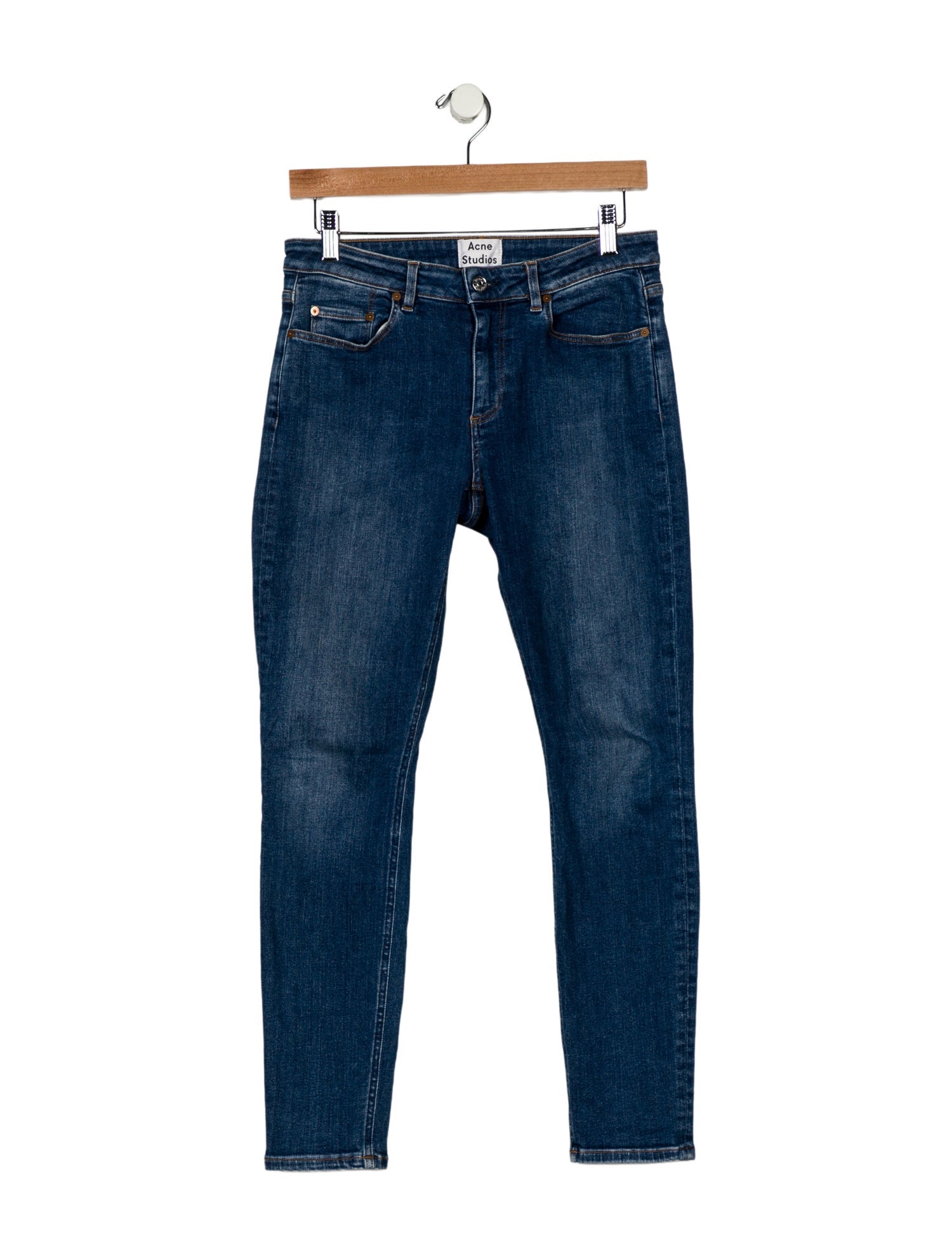 Acne Studios Mid-Rise Skinny Leg Jeans