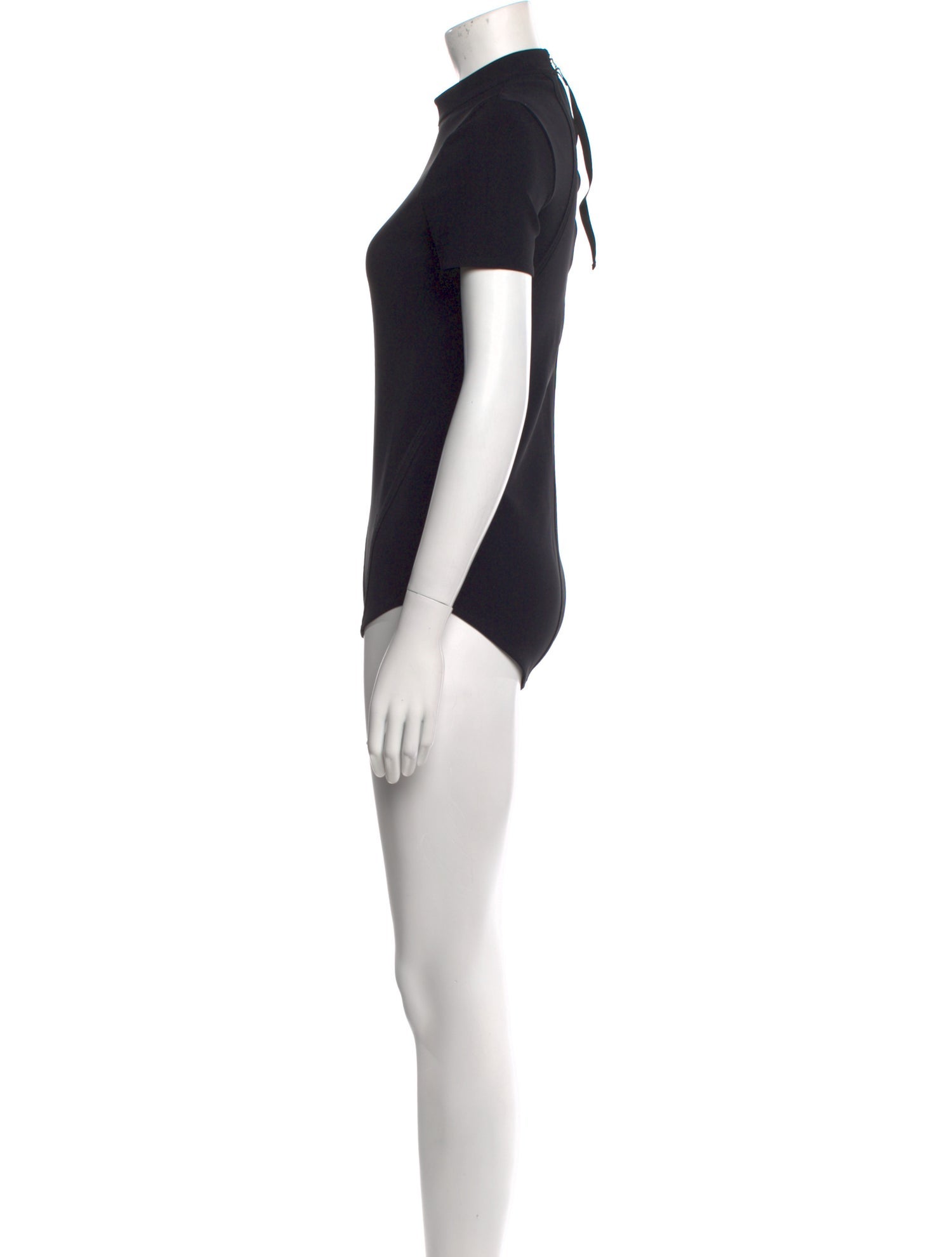 Acne Studios Nylon Mock Neck Bodysuit