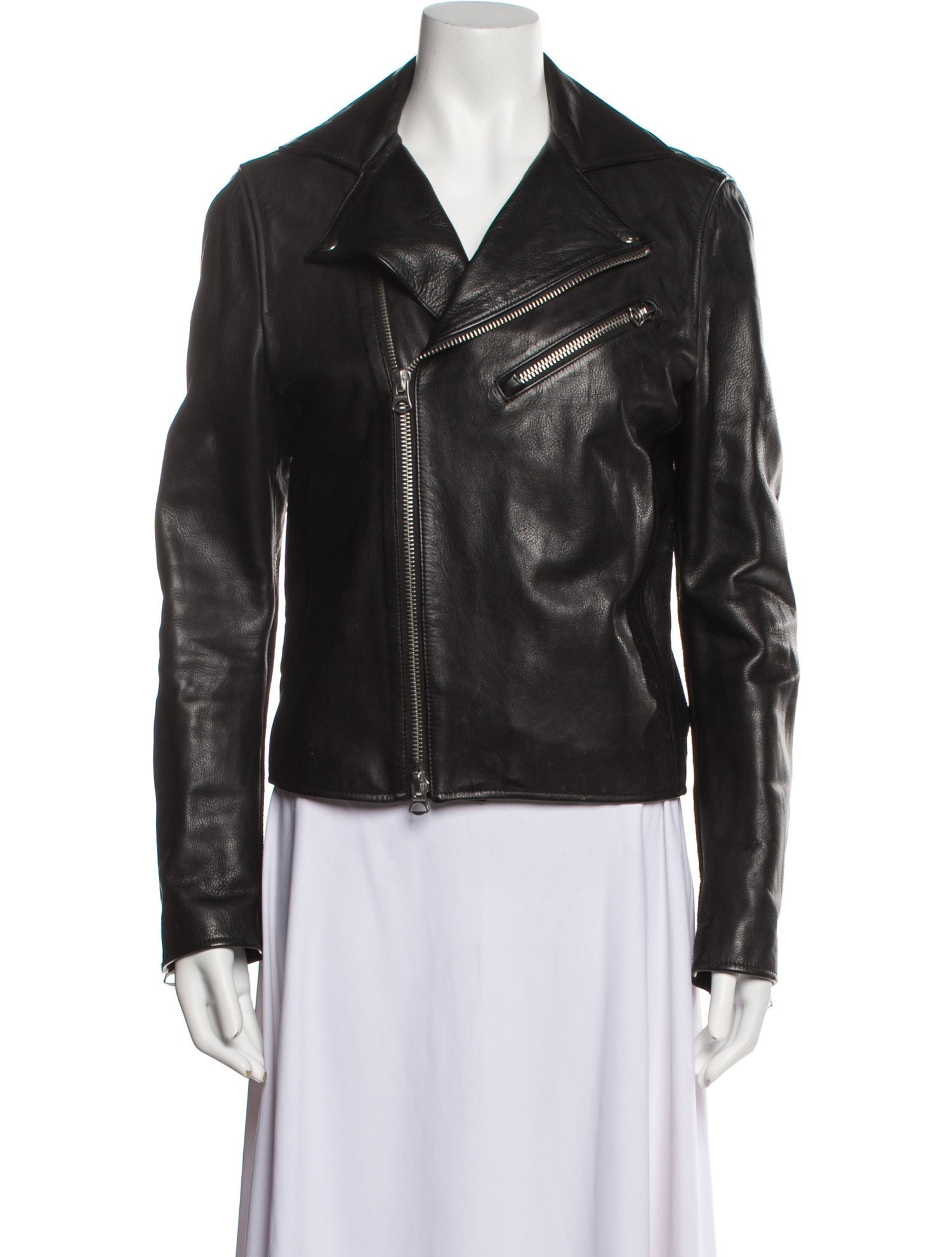 Acne Studios Calf Leather Biker Jacket