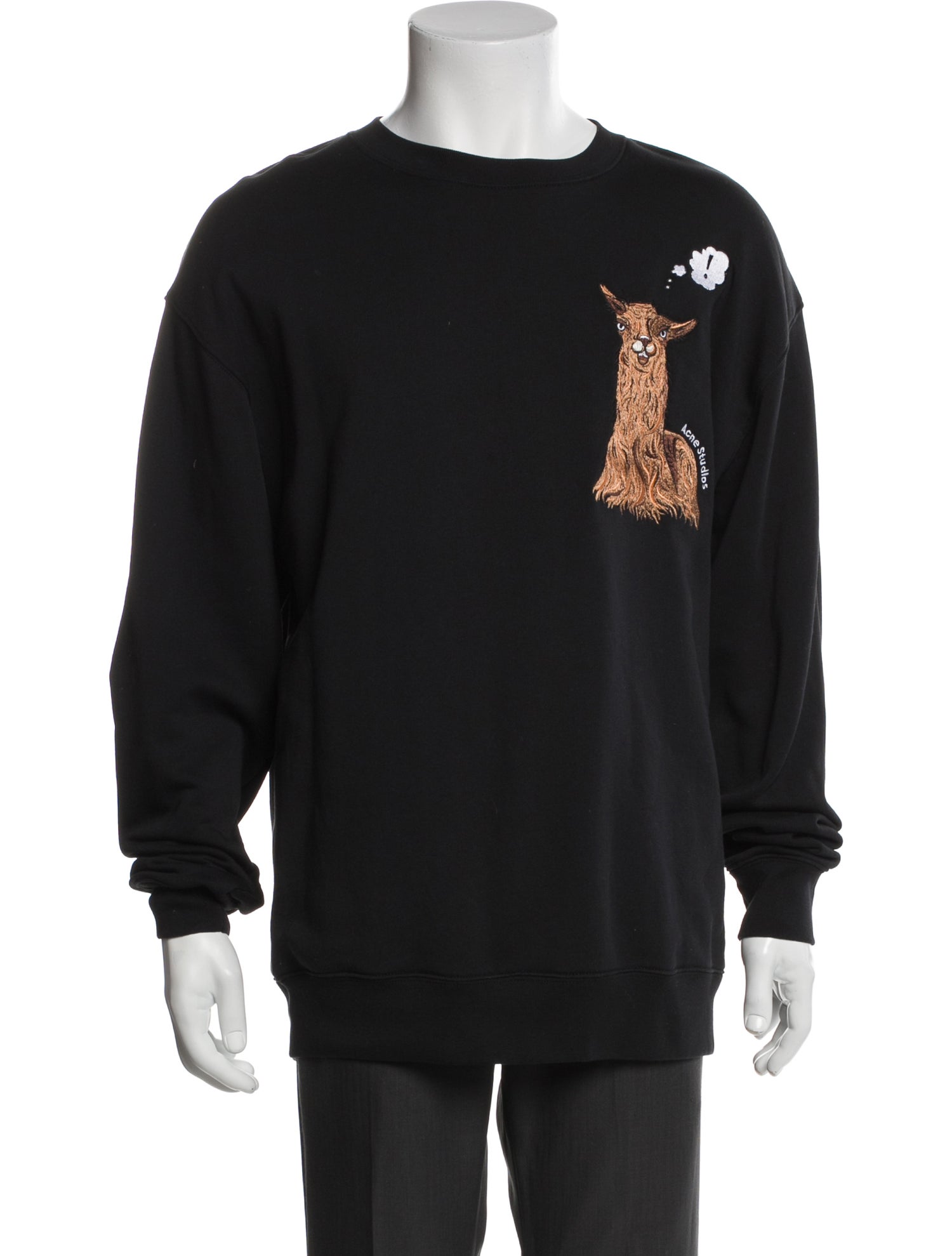 Acne Studios Graphic Print Crew Neck Sweatshirt