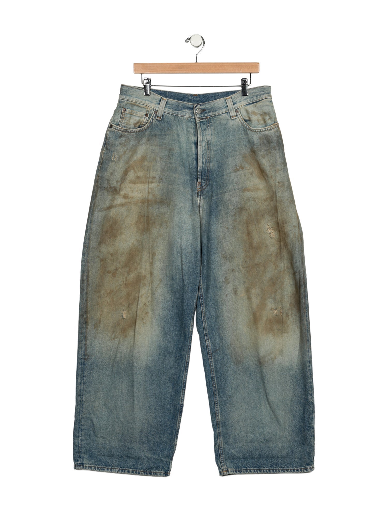Louis Vuitton x Kim Jones Monogram Denim Straight-Leg Jeans