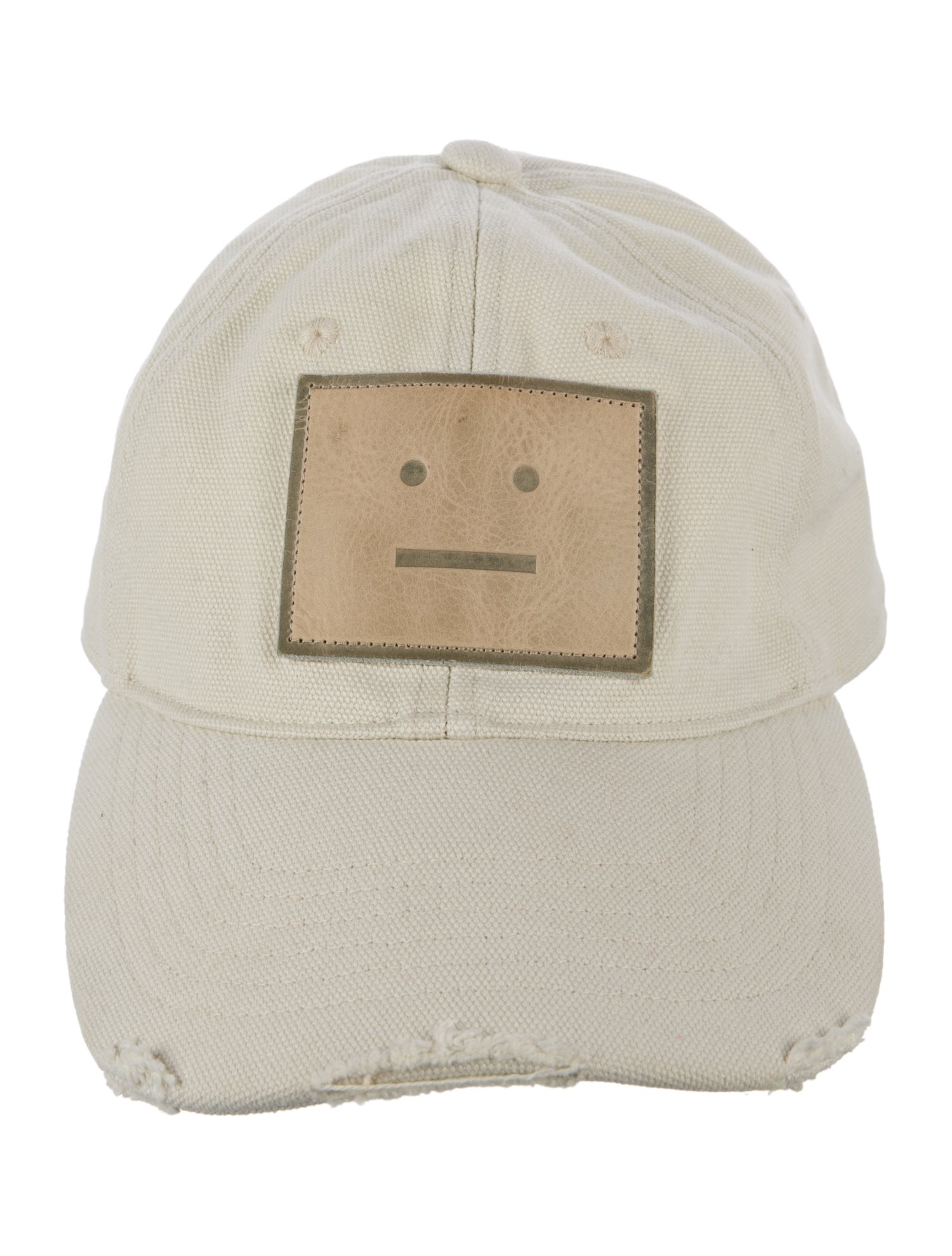 Acne Studios Leather Embellished Baseball Cap