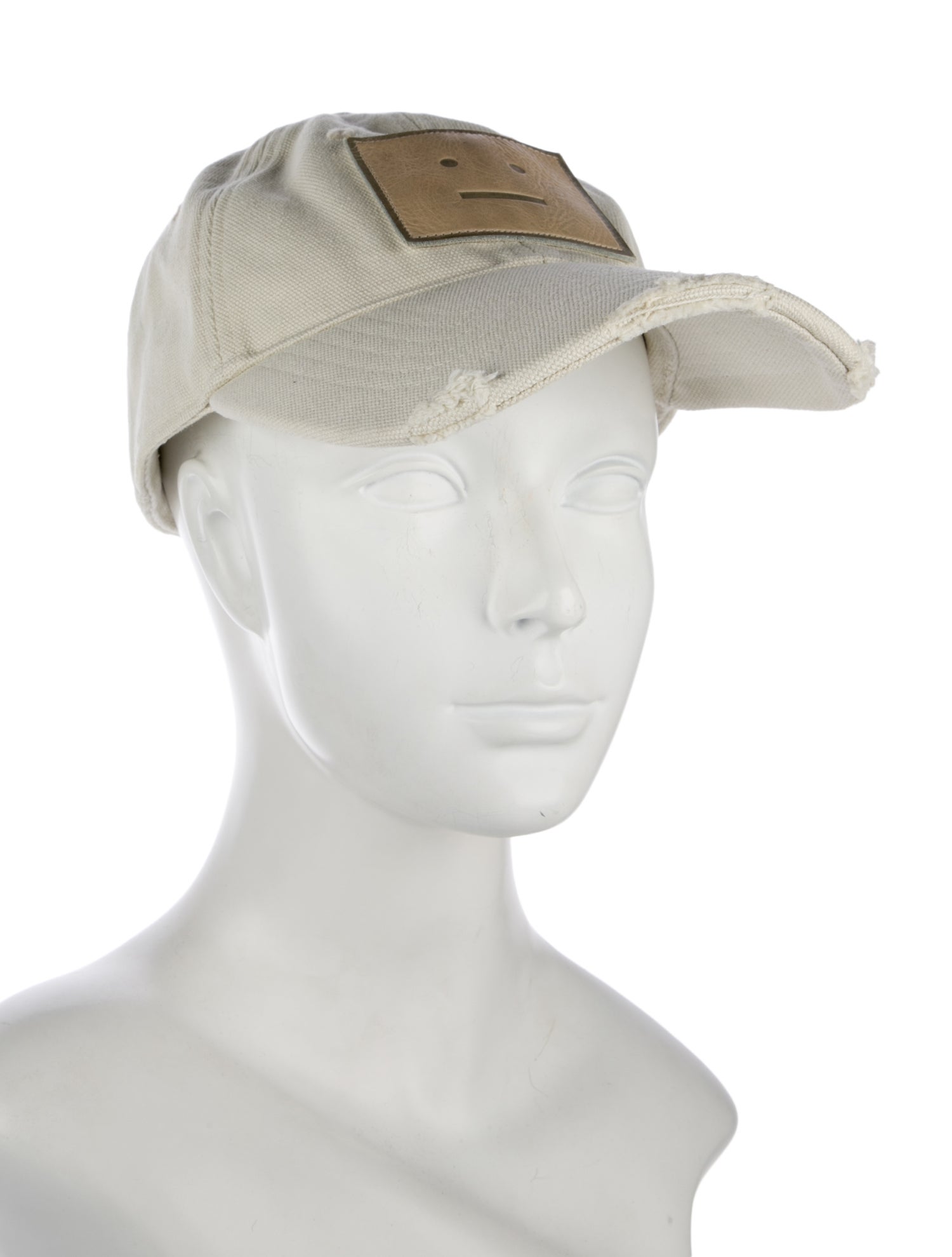 Acne Studios Leather Embellished Baseball Cap