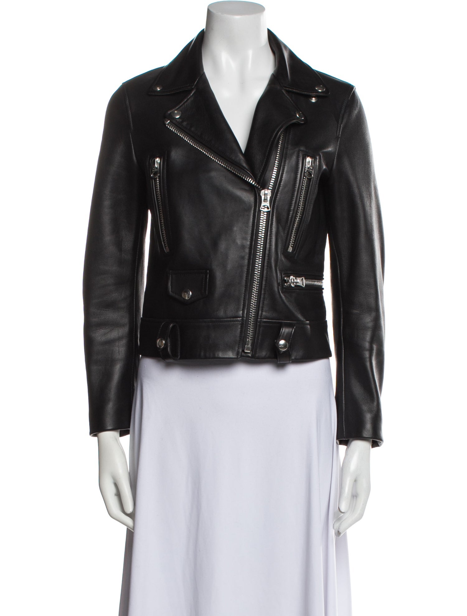 Acne Studios Leather Biker Jacket