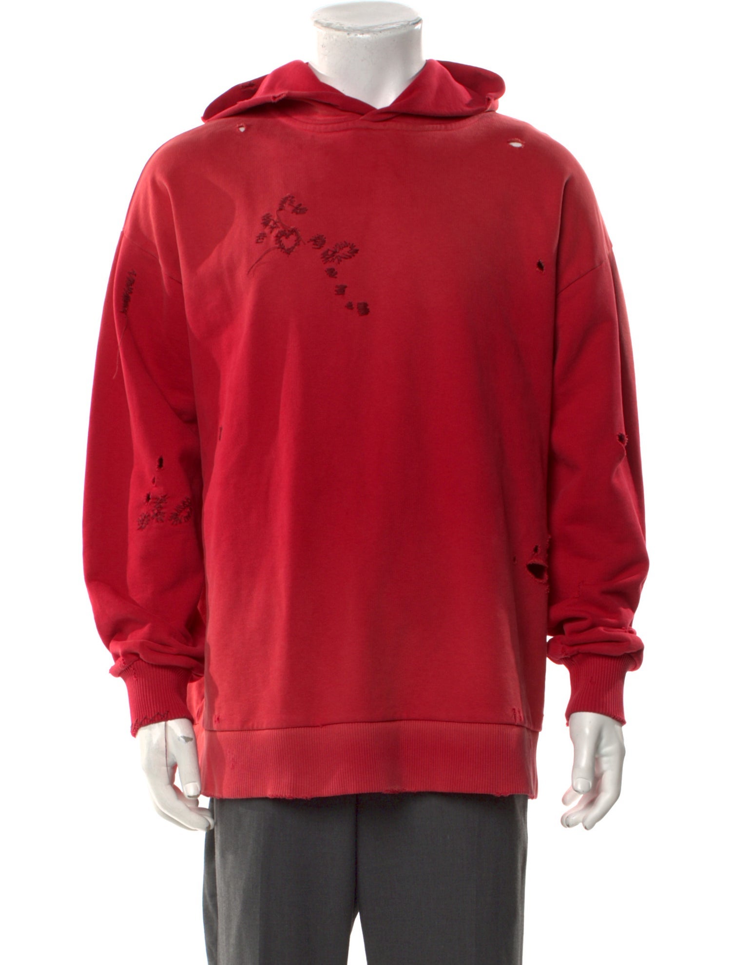 Acne Studios Graphic Print Crew Neck Hoodie