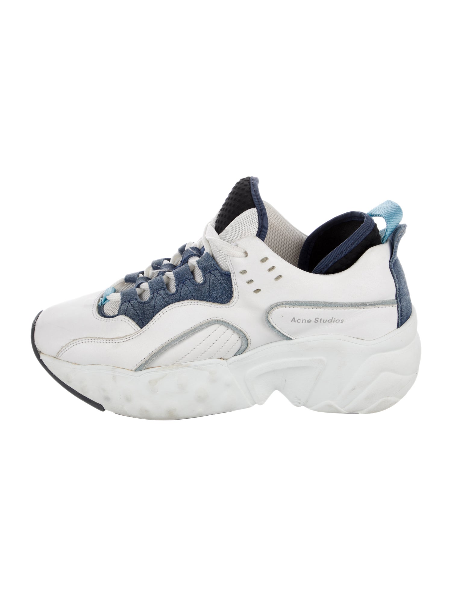 Acne Studios Leather Printed Chunky Sneakers