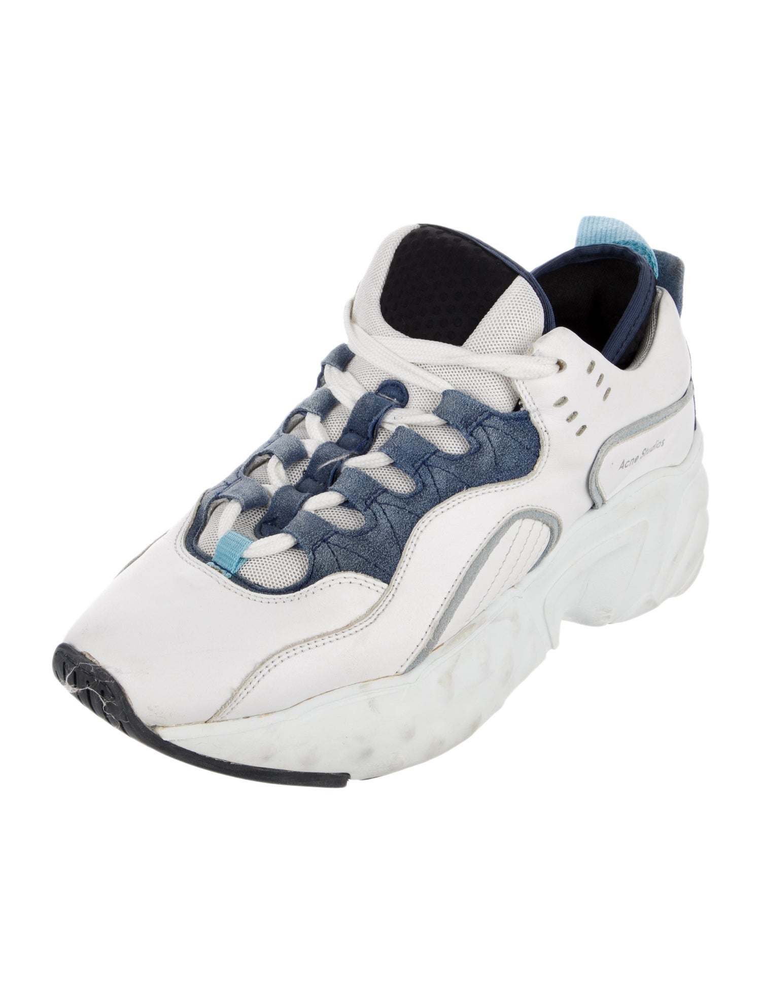 Acne Studios Leather Printed Chunky Sneakers