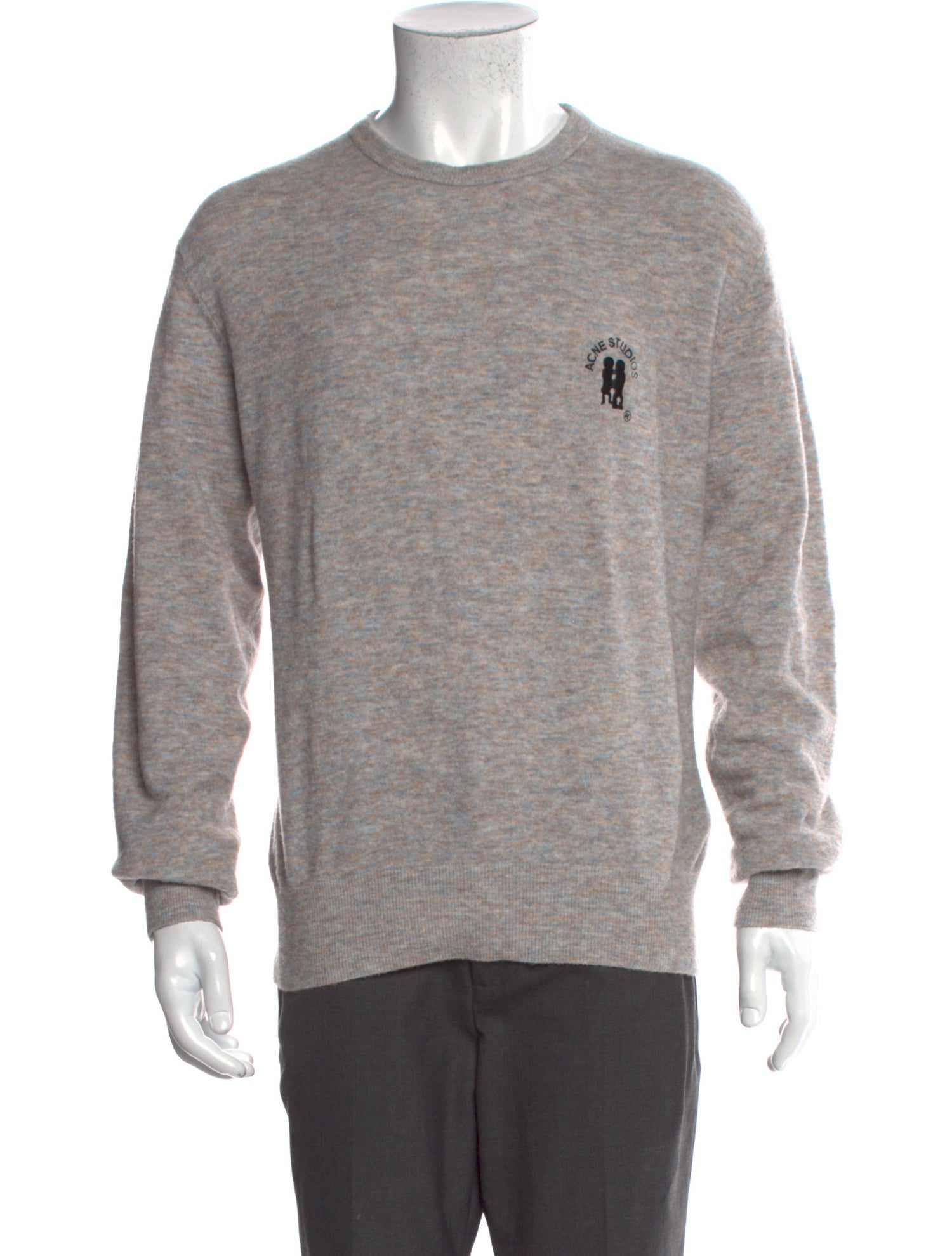 Acne Studios Graphic Print Crew Neck Pullover