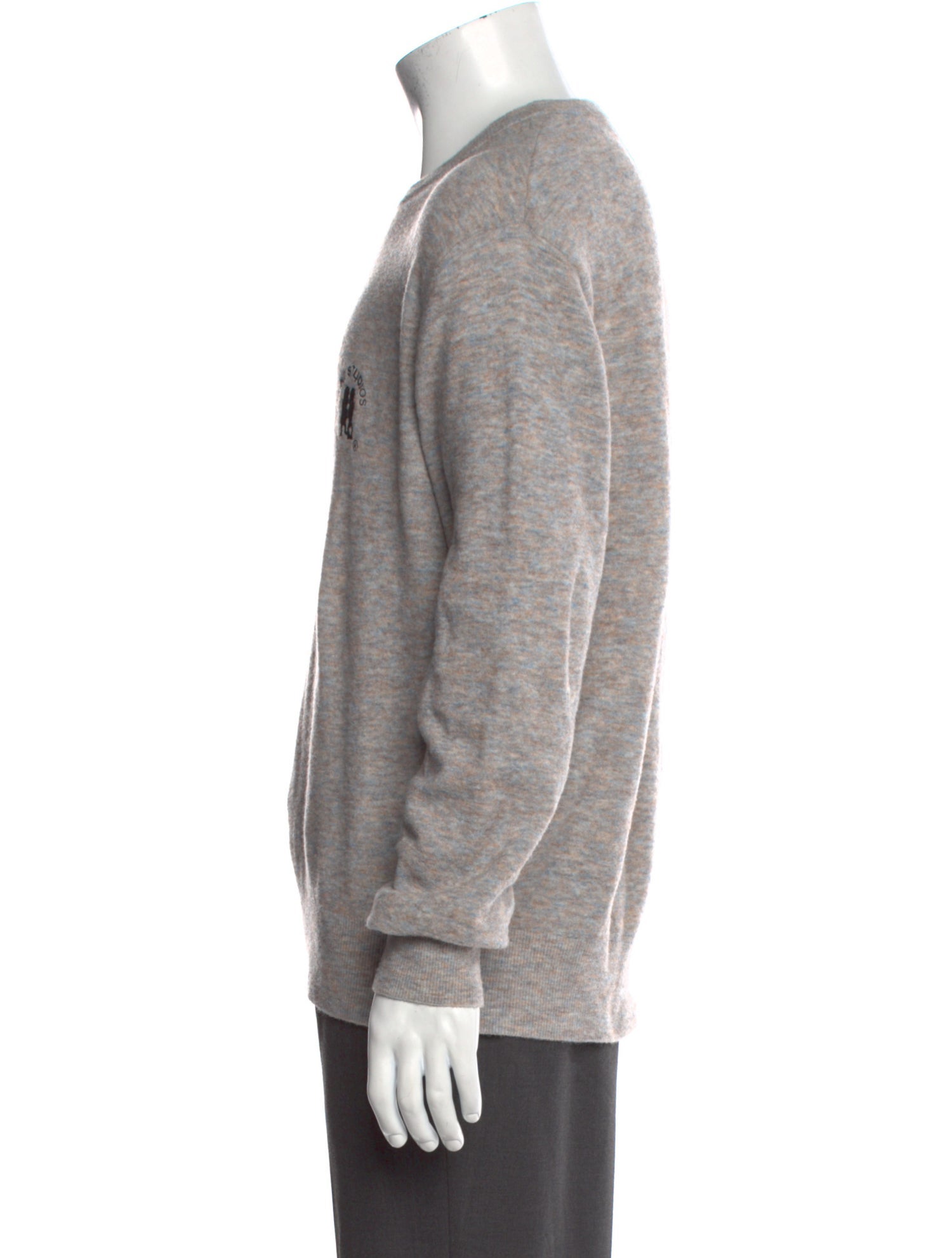 Acne Studios Graphic Print Crew Neck Pullover