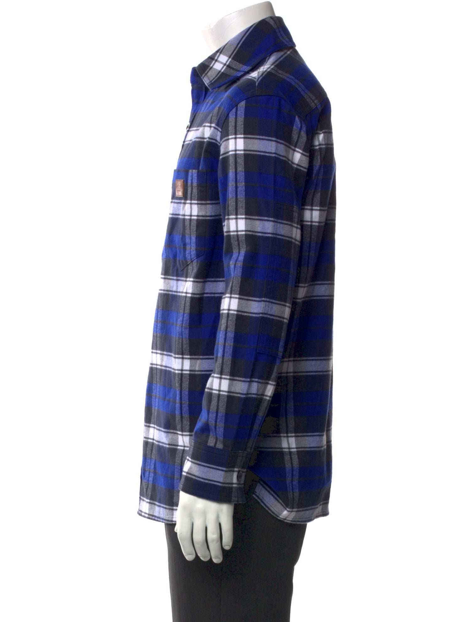 Acne Studios Plaid Print Long Sleeve Shirt w/ Tags