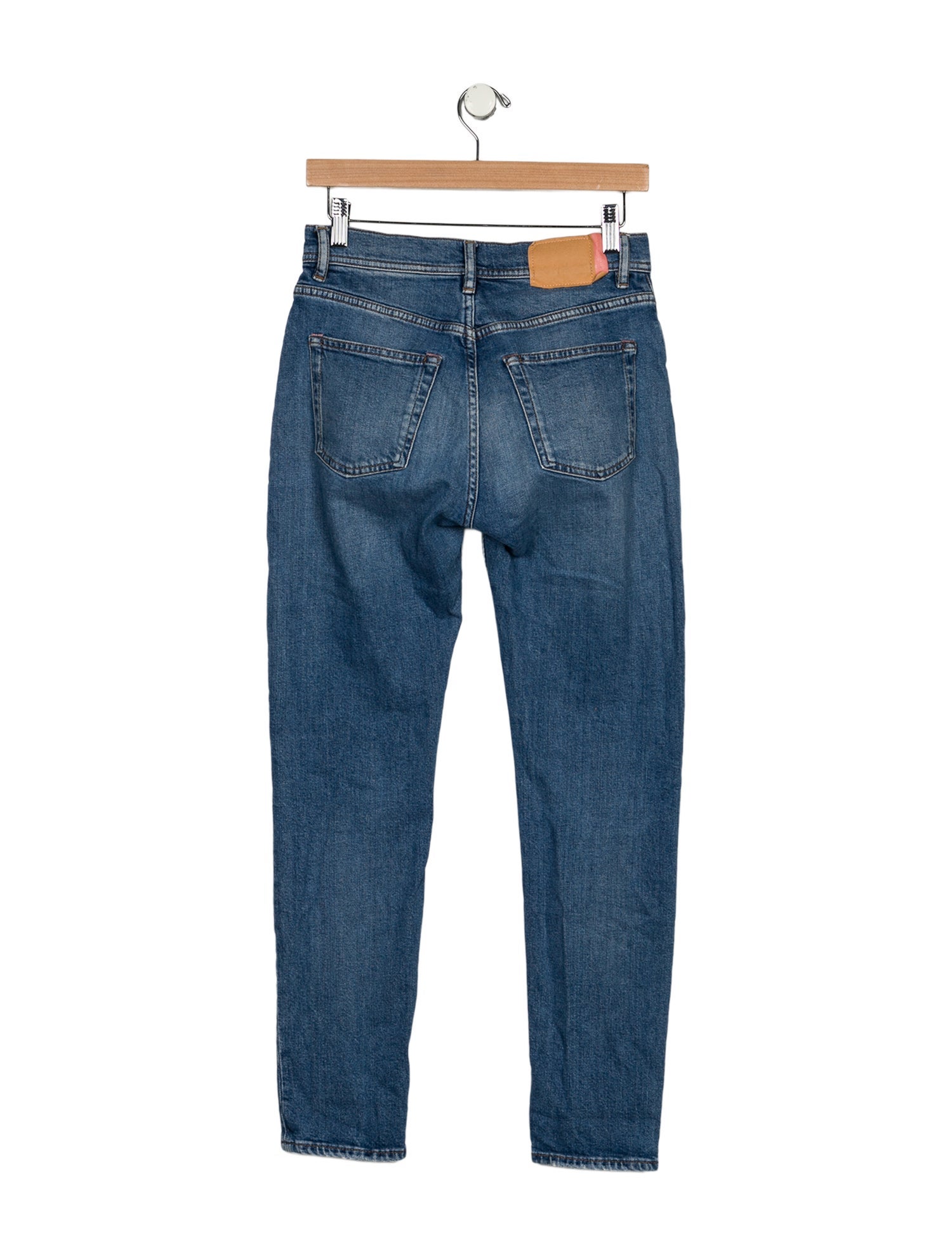 Acne Studios Mid-Rise Straight Leg Jeans