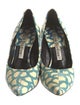 Acne Studios Snakeskin Printed Pumps