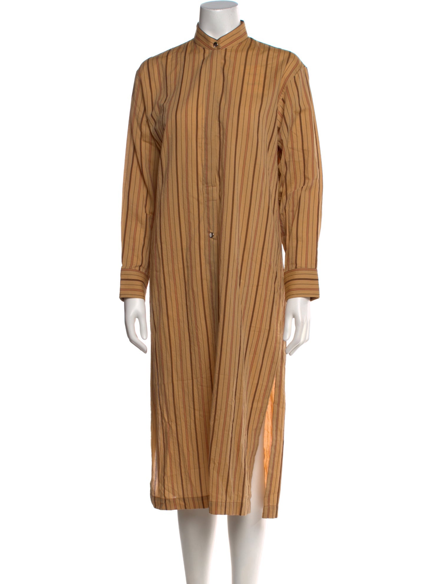 Acne Studios Mock Neck Midi Length Dress