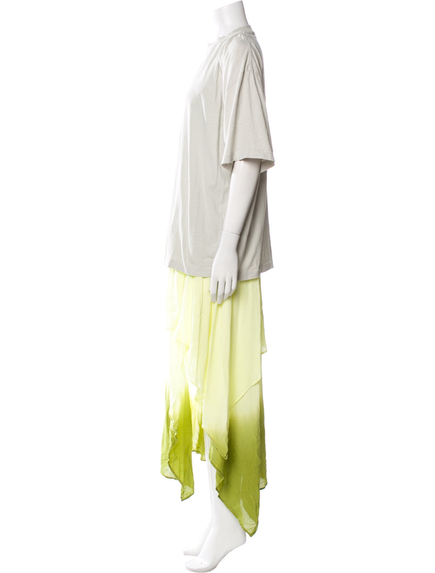 Acne Studios Crew Neck Long Dress