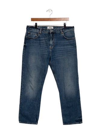 Acne Studios High-Rise Straight Leg Jeans