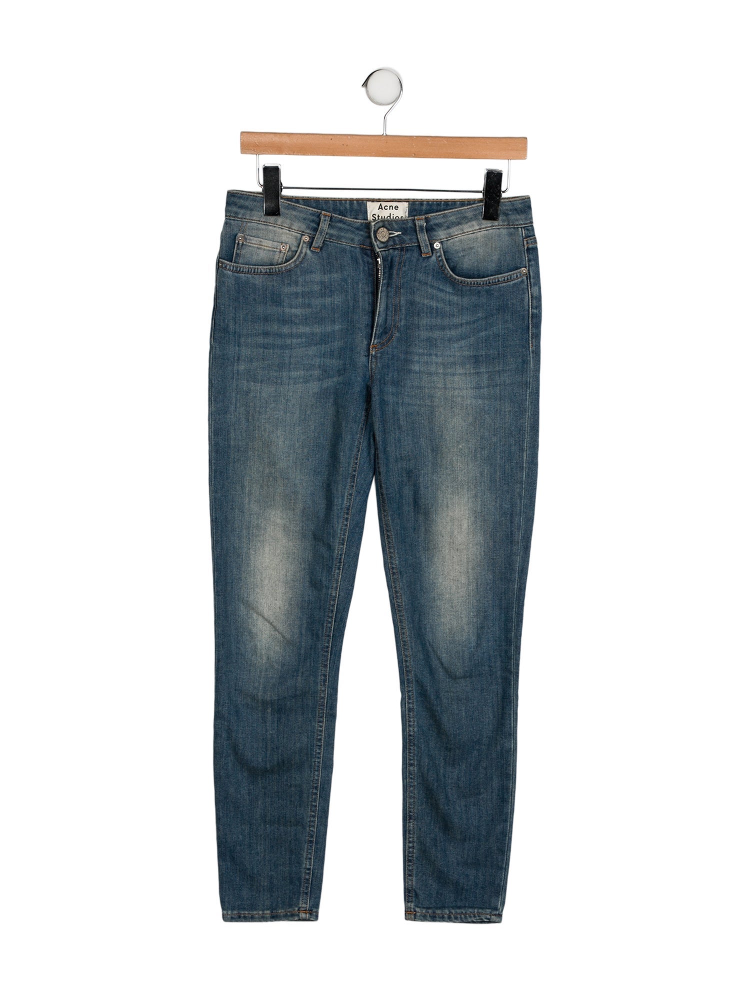 Acne Studios Mid-Rise Skinny Leg Jeans