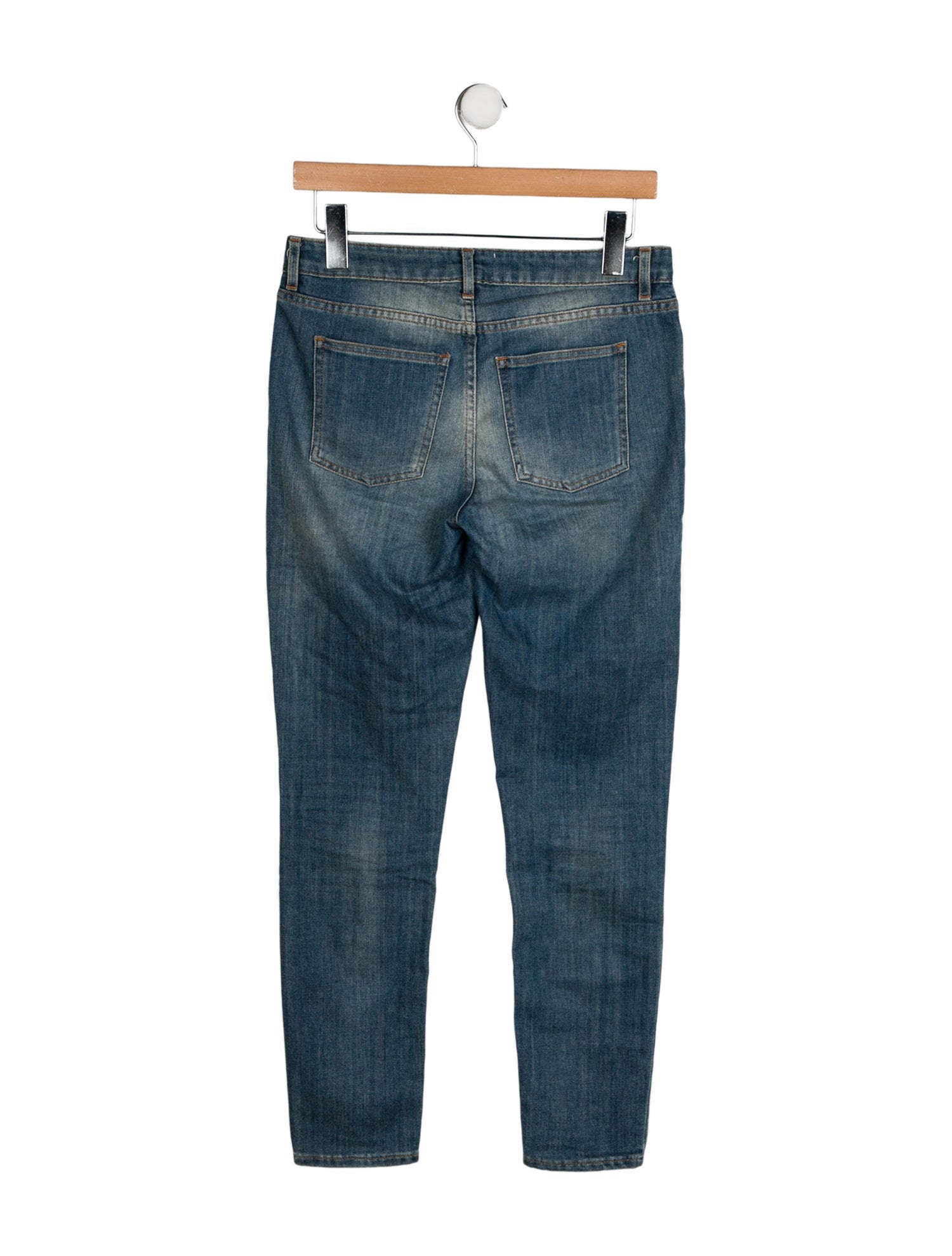 Acne Studios Mid-Rise Skinny Leg Jeans
