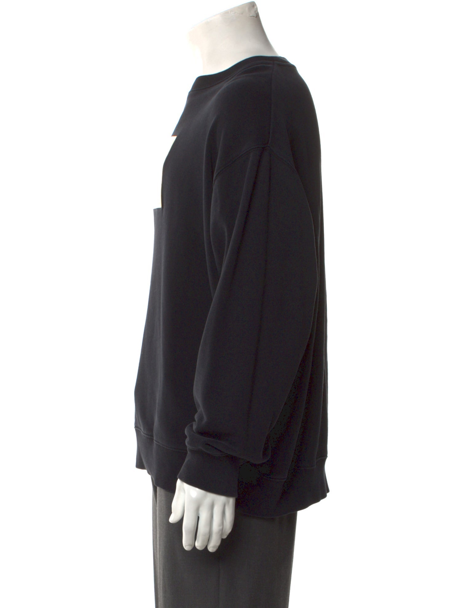 Acne Studios Metallic Logo Graphic Print Sweatshirt