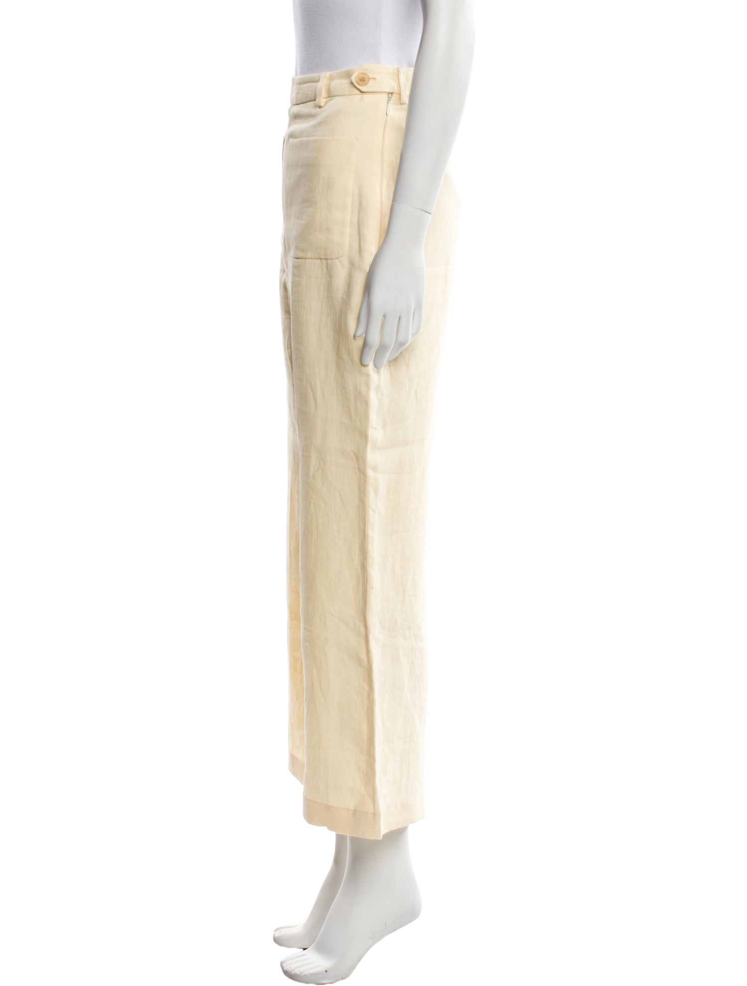 Acne Studios Linen Wide Leg Pants