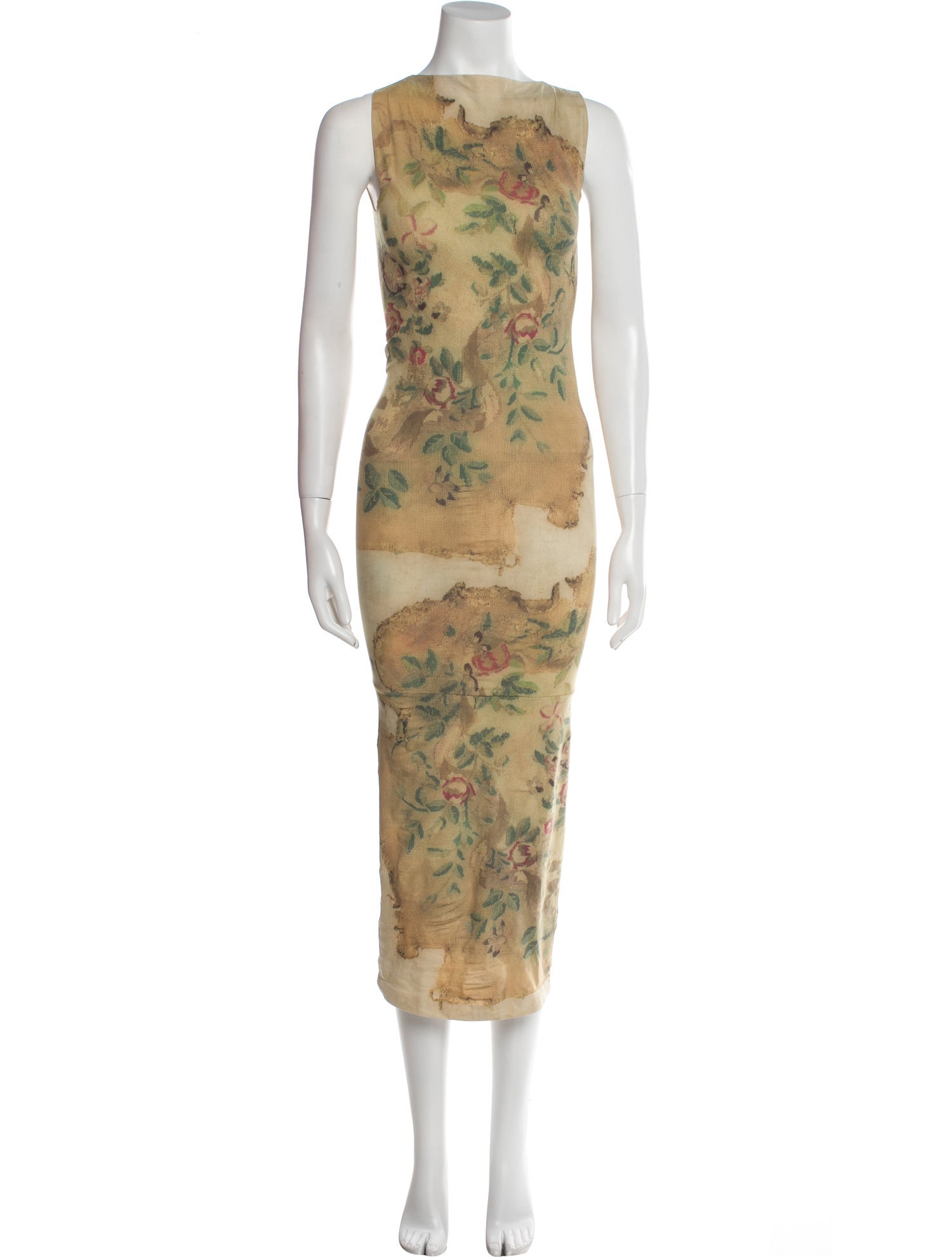 Acne Studios Floral Print Midi Length Dress w/ Tags