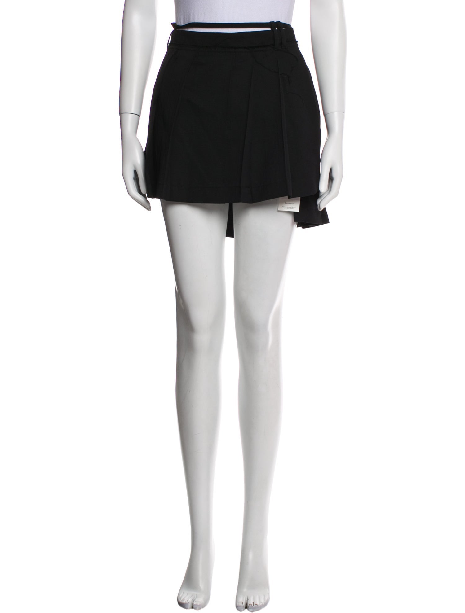 Acne Studios Pleated Accents Mini Skirt