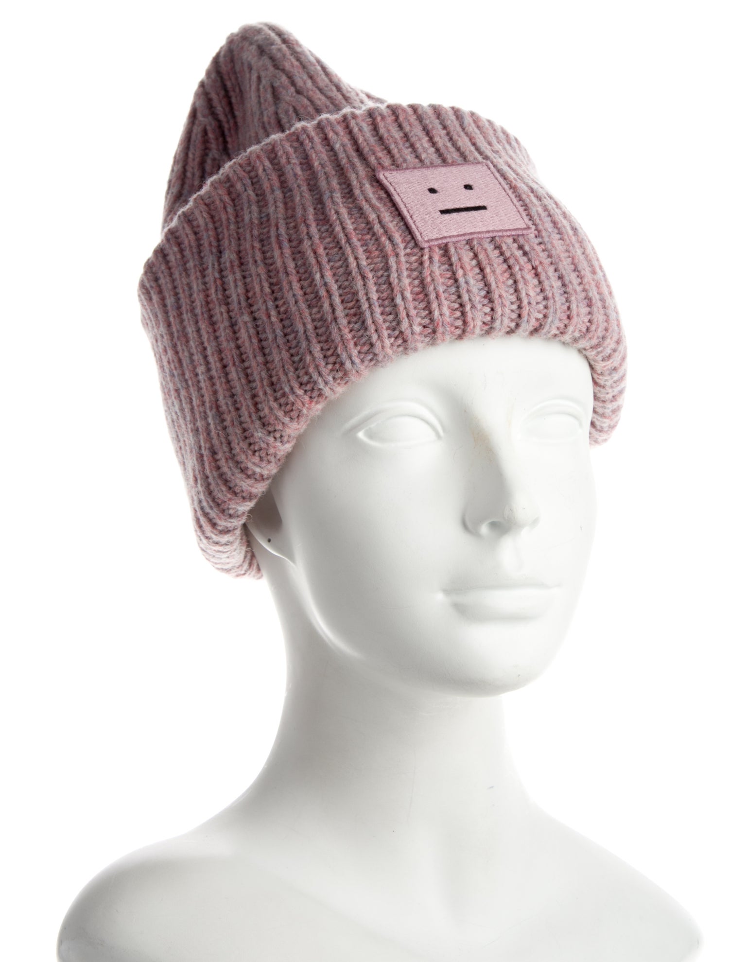 Acne Studios Pattern Print Wool Knit Beanie