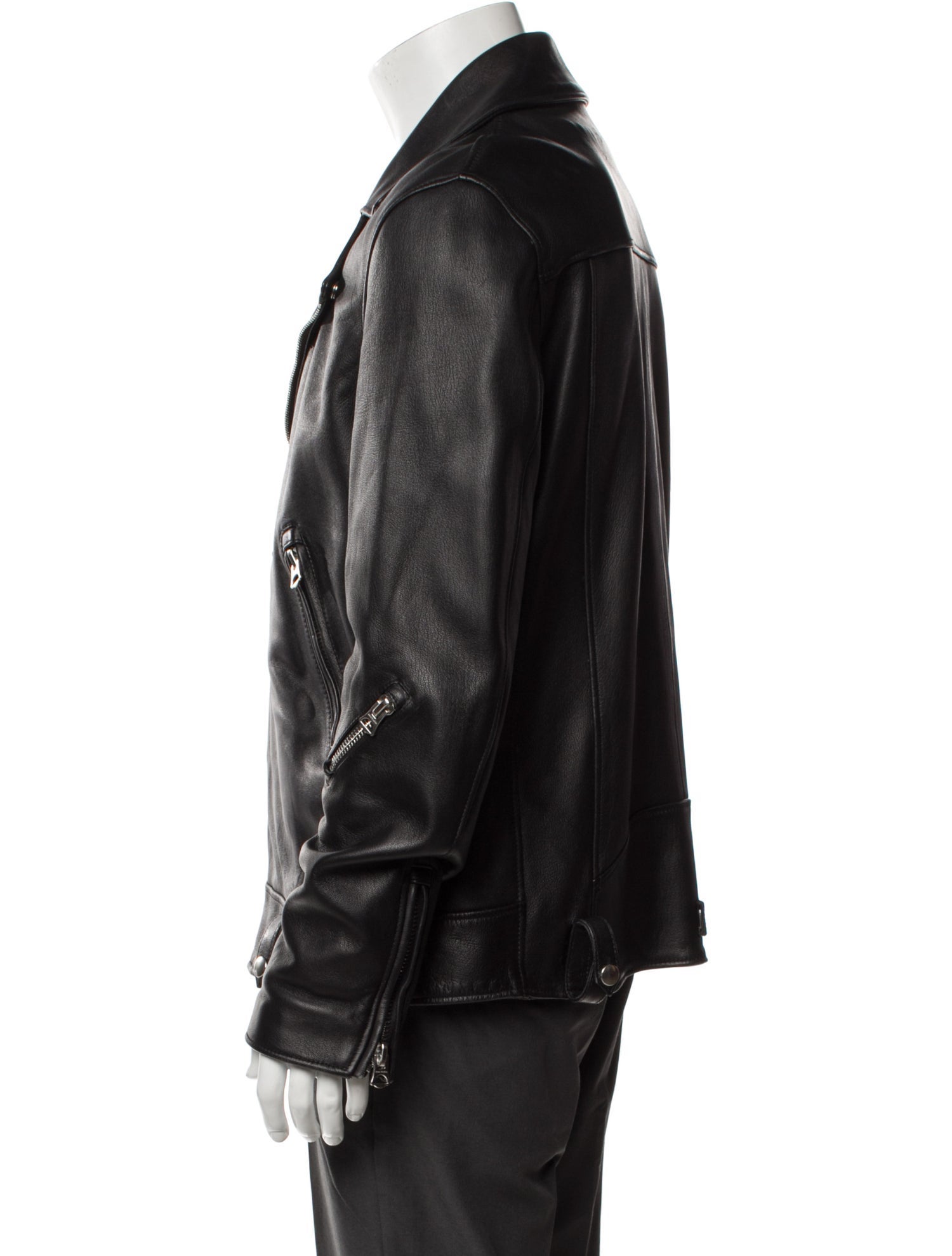 Acne Studios Lamb Leather Moto Jacket