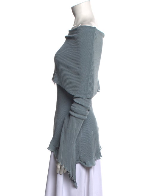 Acne Studios Off-The-Shoulder Long Sleeve Blouse