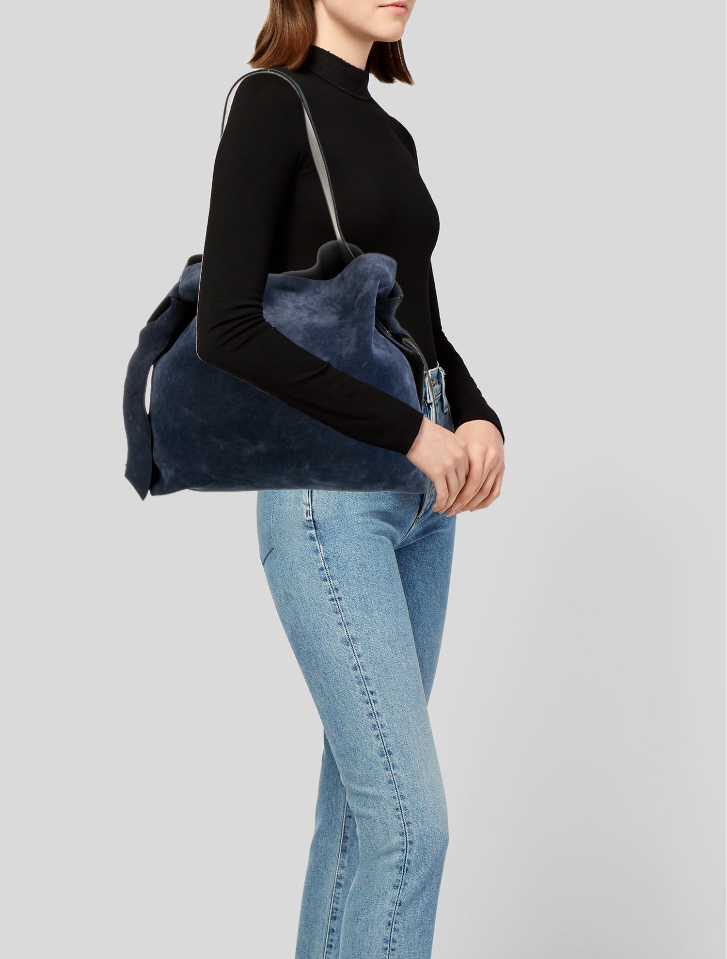 Acne Studios Suede Shoulder Bag