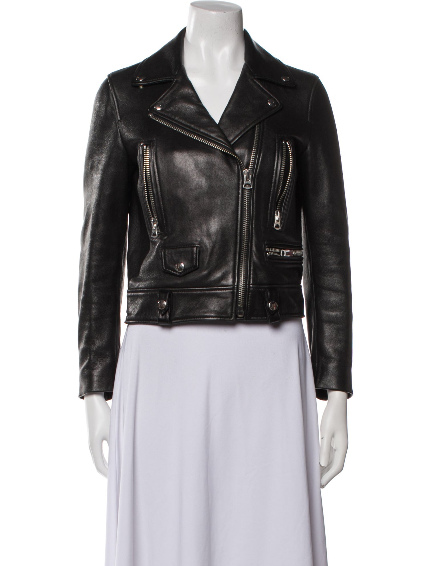 Acne Studios Leather Biker Jacket