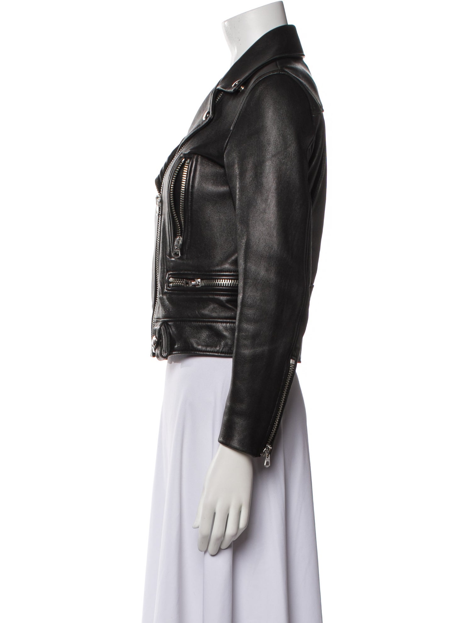 Acne Studios Leather Biker Jacket