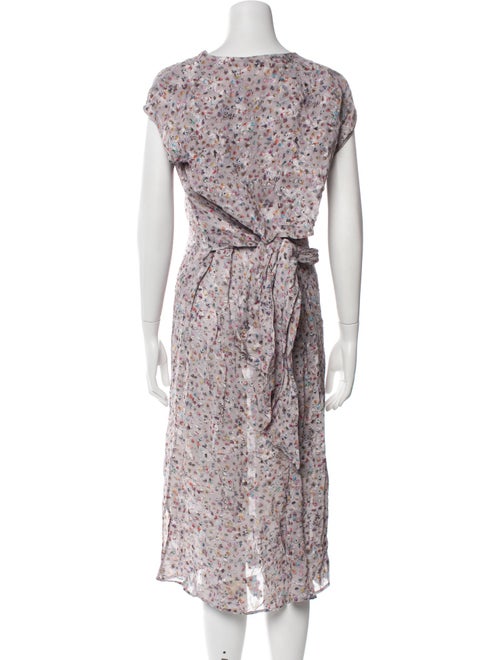 Acne Studios Floral Print Midi Length Dress