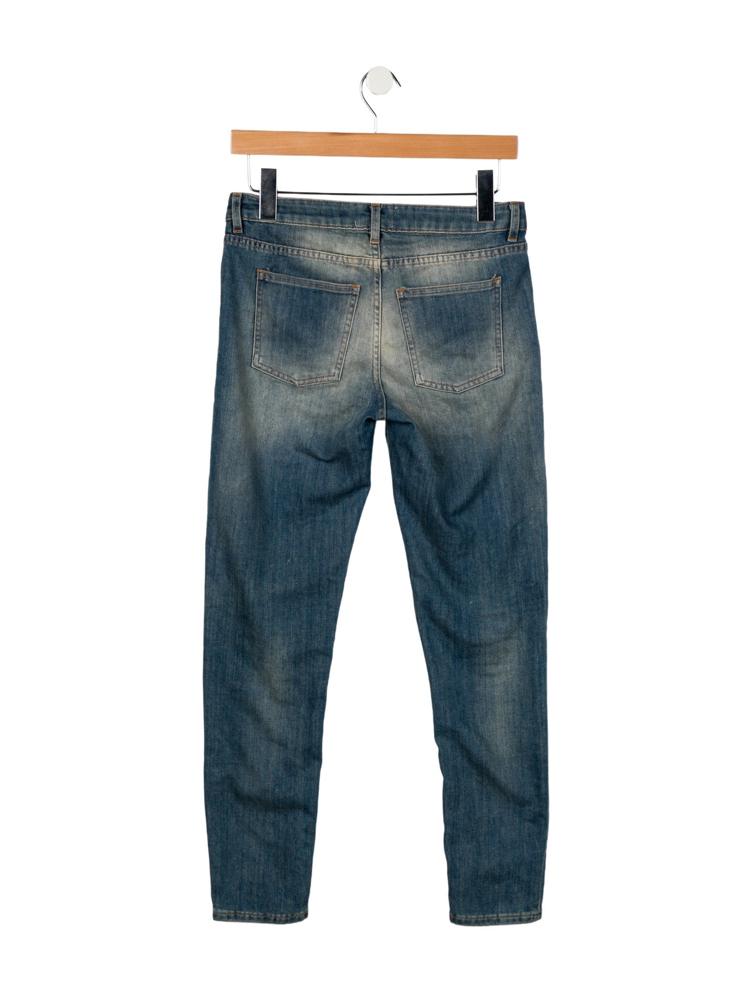 Acne Studios Mid-Rise Skinny Leg Jeans