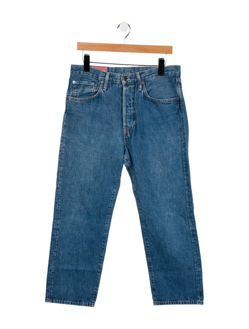 Acne Studios High-Rise Straight Leg Jeans