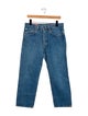 Acne Studios High-Rise Straight Leg Jeans