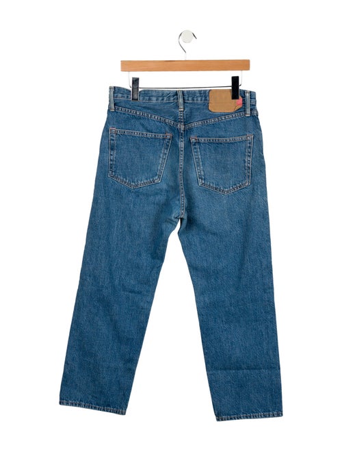 Acne Studios High-Rise Straight Leg Jeans