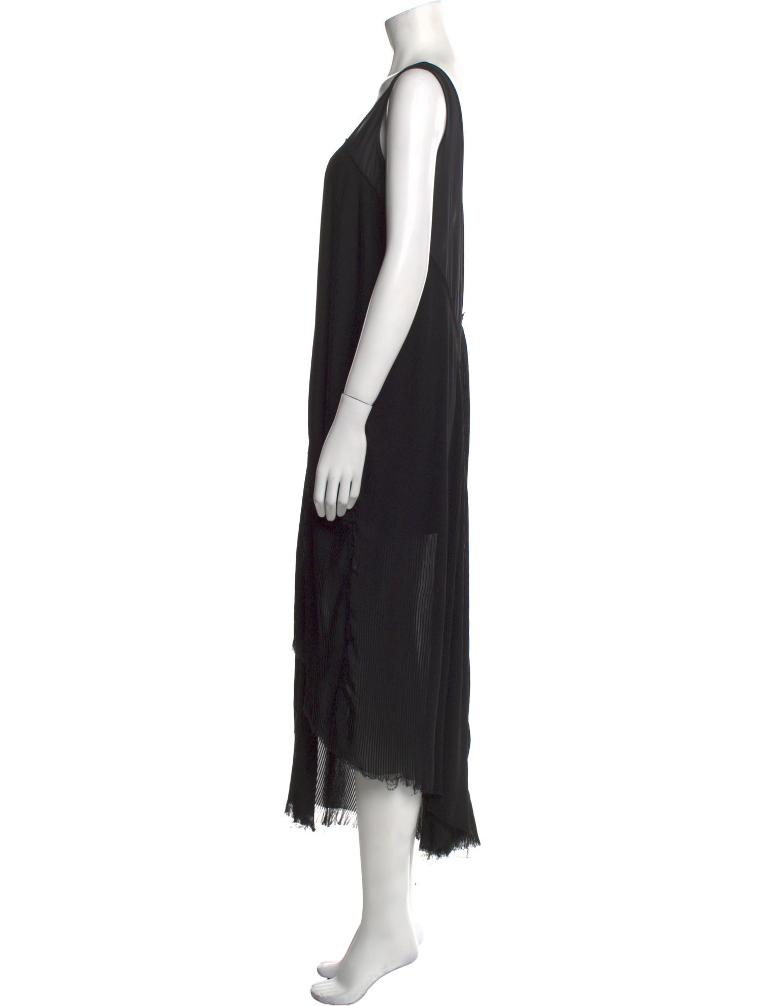 Acne Studios Scoop Neck Long Dress