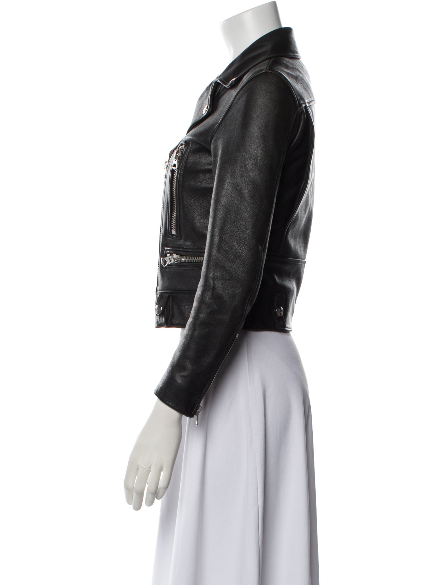 Acne Studios Goat Leather Biker Jacket